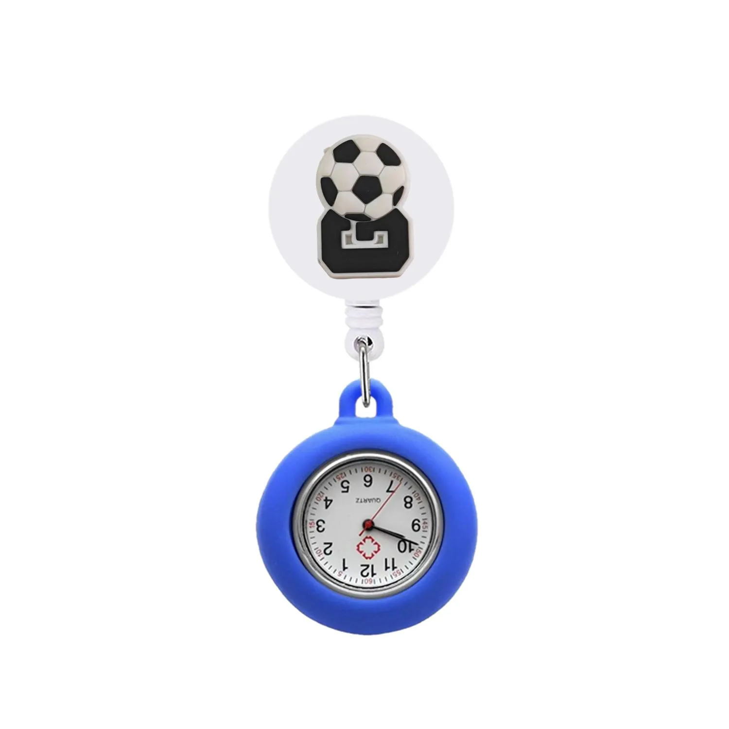 football clip pocket watches nurse for women hospital medical fob clock gifts silicone brooch watch hang medicine