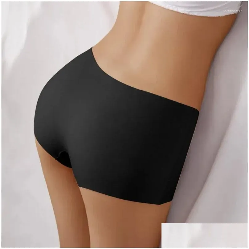 Womens Panties Women Underwear Cotton Sexy Solid Lady Comfortable Boxers Breathable Shorts Intimates Mid Waist Briefs Drop Delivery A Dhucb