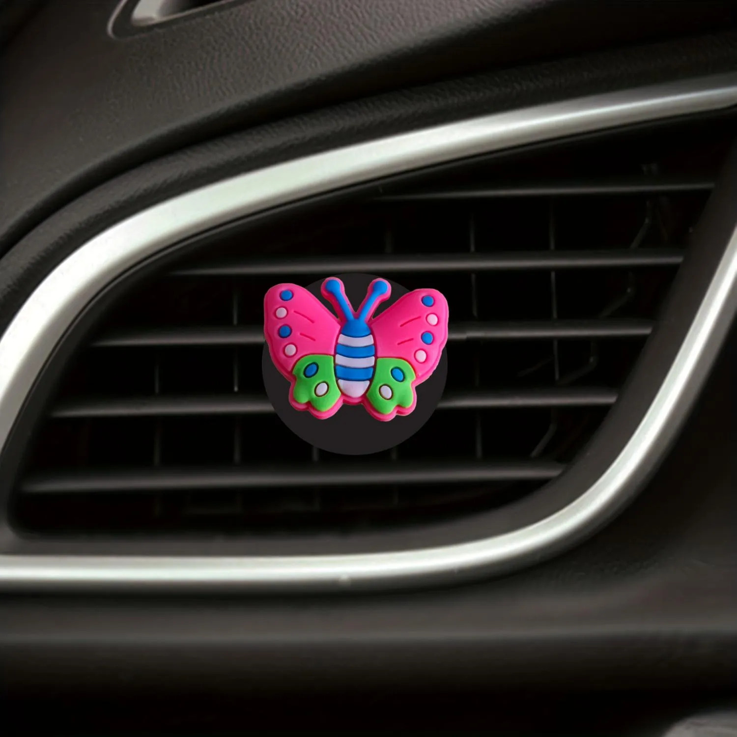 colored butterfly 28 cartoon car air vent clip clips auto conditioner outlet perfume freshener decorative bulk