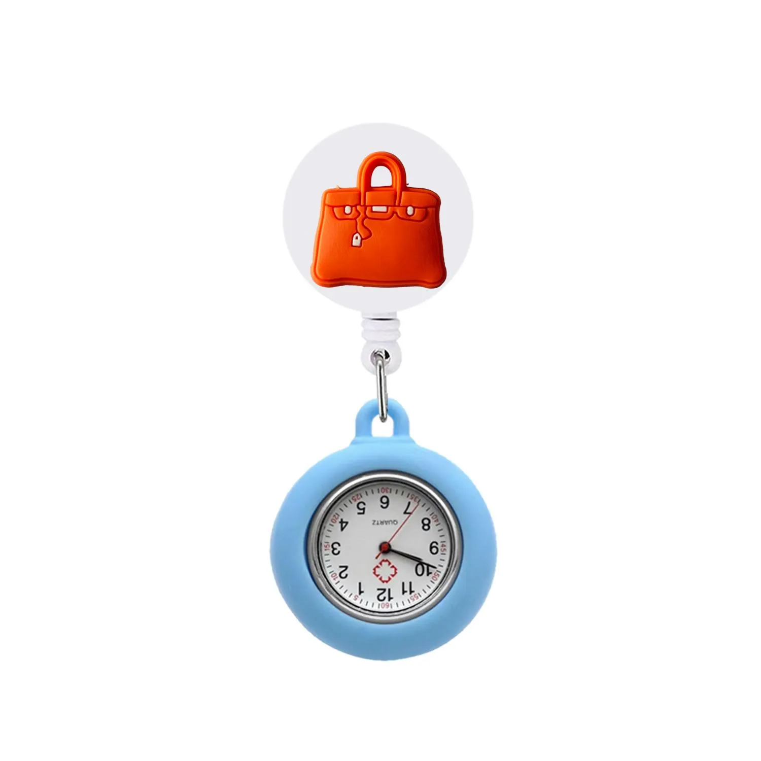 handbag clip pocket watches medical hang clock gift fob for nurses watch doctors nurse on