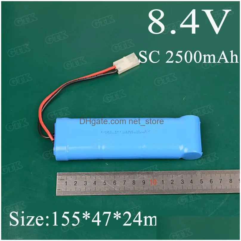 2pcs 7.2v 8.4v 9.6v 2500mah sc ni-mh rechargeable battery pack for emergency light glare flashlight electric hand drill