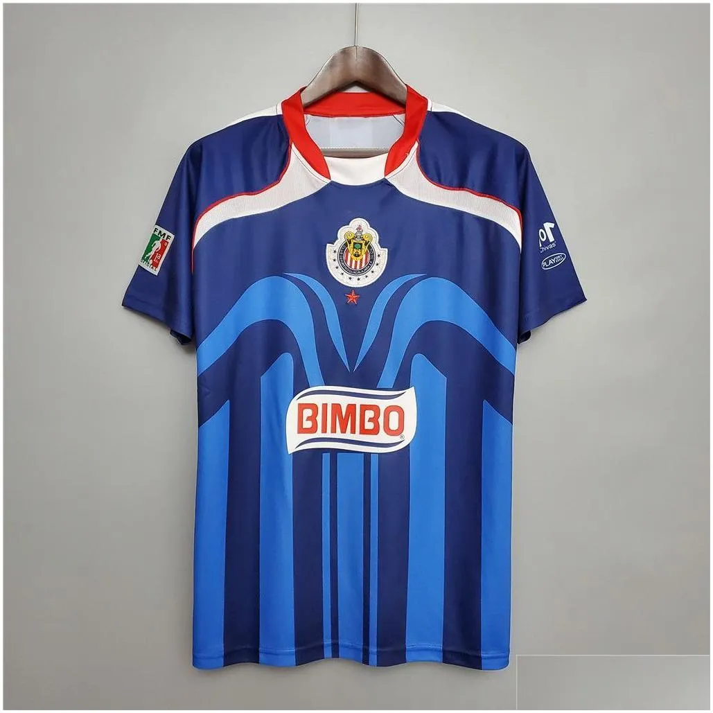 Retro Chivas Guadalajara soccer jerseys regal O PERALTA I BRIZUELA A PULIDO Vintage football shirt 60 96 97 98 99 00 02 06 07 08 A.VEGA uniform 60th 110th 115th 110 115