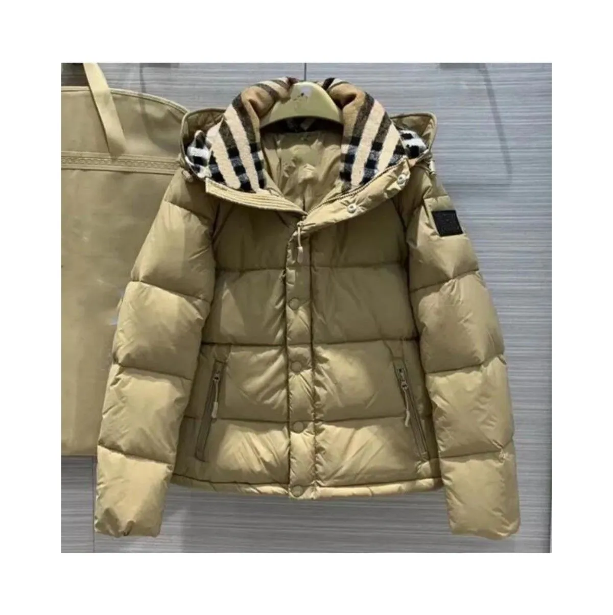 Classic Detachable womens Down Jacket Coat Designer Parkas Fashion Winter Mens Ladies Letter Plaid Warm Top M-5XL