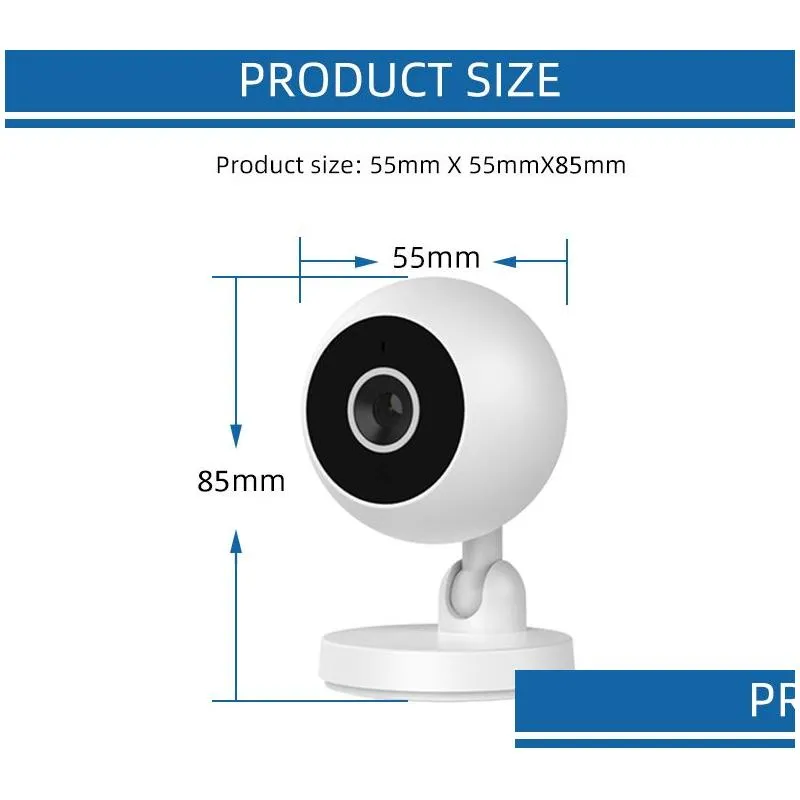 A2 1080P Outdoor Indoor Cameras WiFi Smart Wireless Camcorder Home Security P2P Camera Night Vision Video Micro Small Cam Mobile detection voice