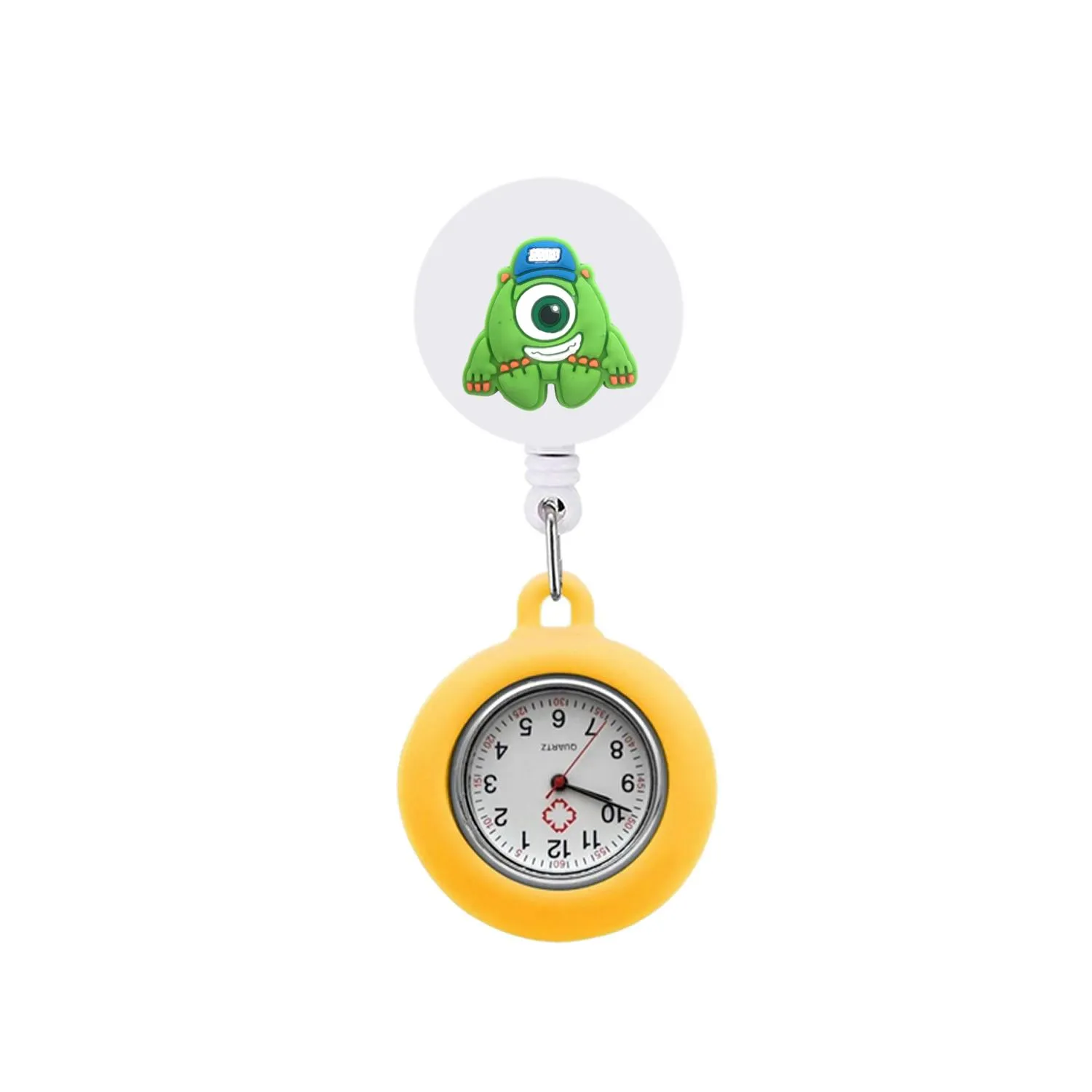 bass lightyear clip pocket watches alligator medical hang clock gift brooch quartz movement stethoscope retractable fob watch womens nurse on with second hand