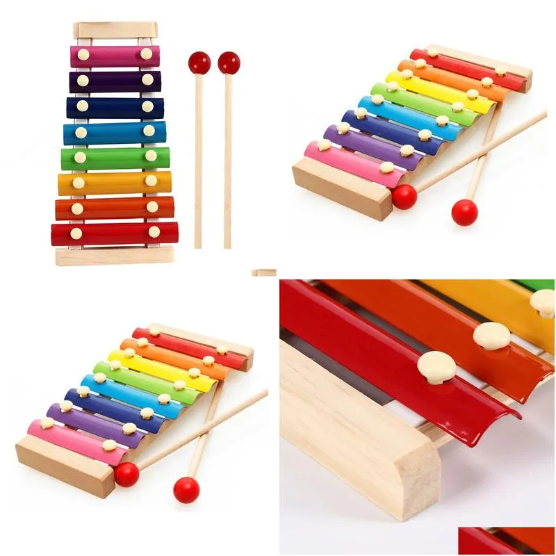 wholesale baby music instrument toy wooden xylophone infant musical funny toys for boy girls educational toys