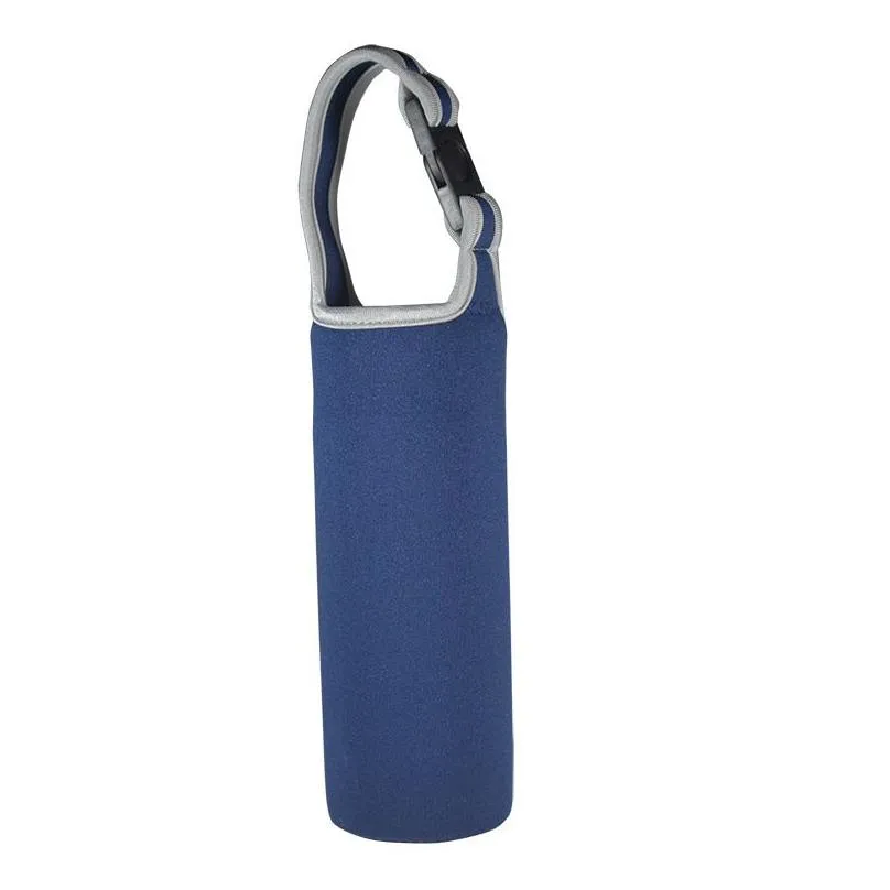 neoprene portable glass single bottle party favor cooler sleeve holder cover bag water bottles tote cup set