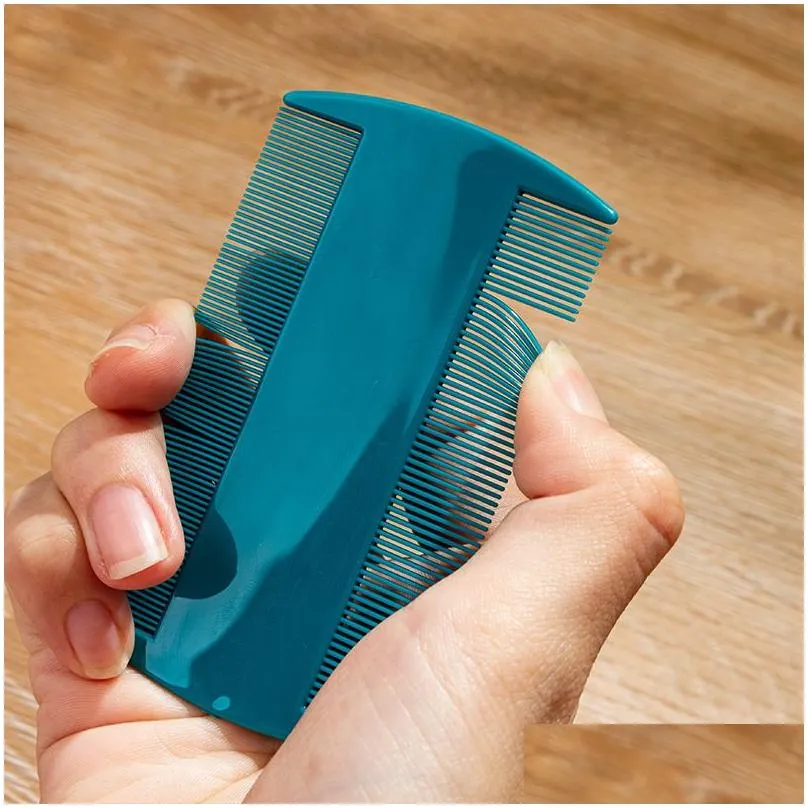 cat dog double sided head comb brush dog grooming portable narrow tooth combs anti static pets