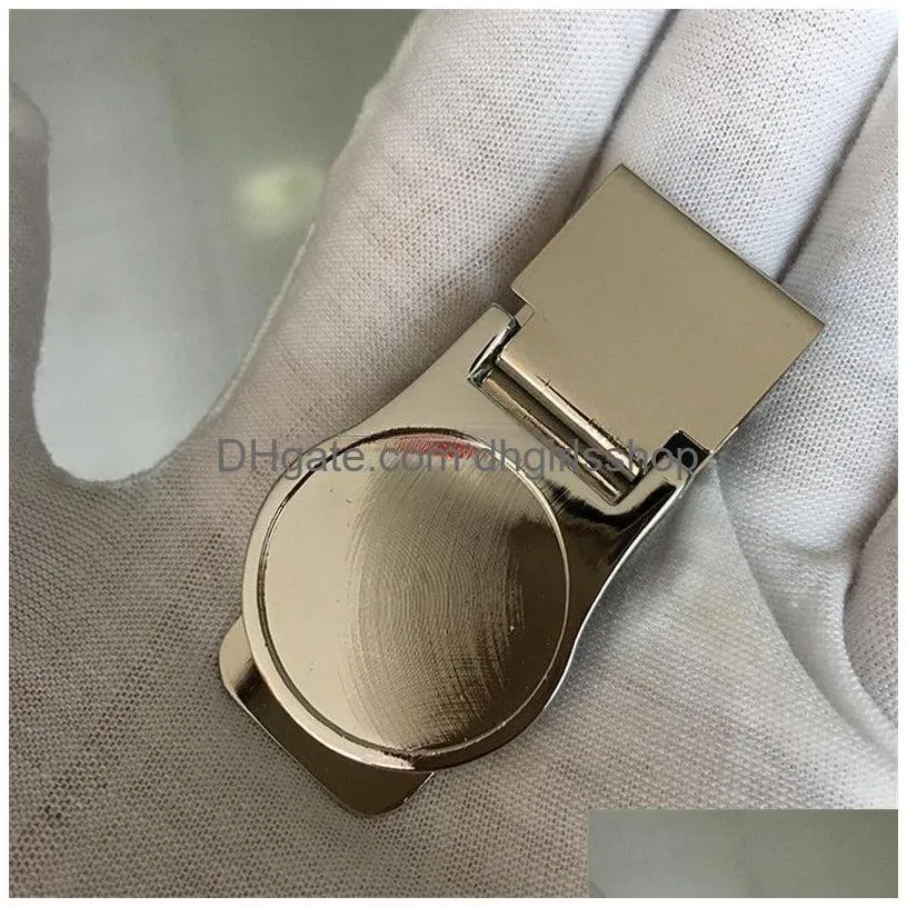 Money Clips New Sublimation Blank Metal Transfer Printing Diy Custom Consumables Factory Drop Delivery Jewelry Dhoe9