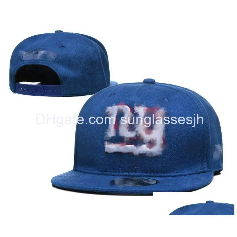 Ball Caps Wholesale All Teams Logo Designer Hats Baskball Snapback Uni Embroidery Football Closed Mesh Flex Beanies Hat Hip Hop Sport Dh1X6