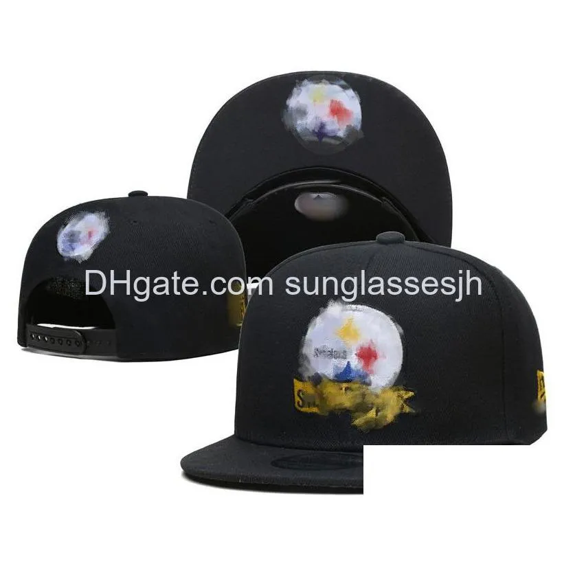 Ball Caps Wholesale All Teams Logo Designer Hats Baskball Snapback Uni Embroidery Football Closed Mesh Flex Beanies Hat Hip Hop Sport Dh1X6