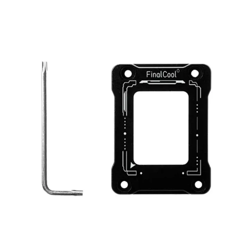 Computer Coolings FinalCool CPU Bracket For Intel 12Th Bending Corrector Frame Protector LGA LGA1700-BCF Buckle Fix Substitute CNC