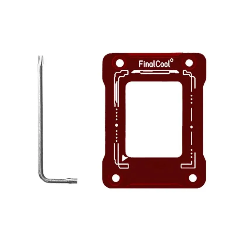 Computer Coolings FinalCool CPU Bracket For Intel 12Th Bending Corrector Frame Protector LGA LGA1700-BCF Buckle Fix Substitute CNC