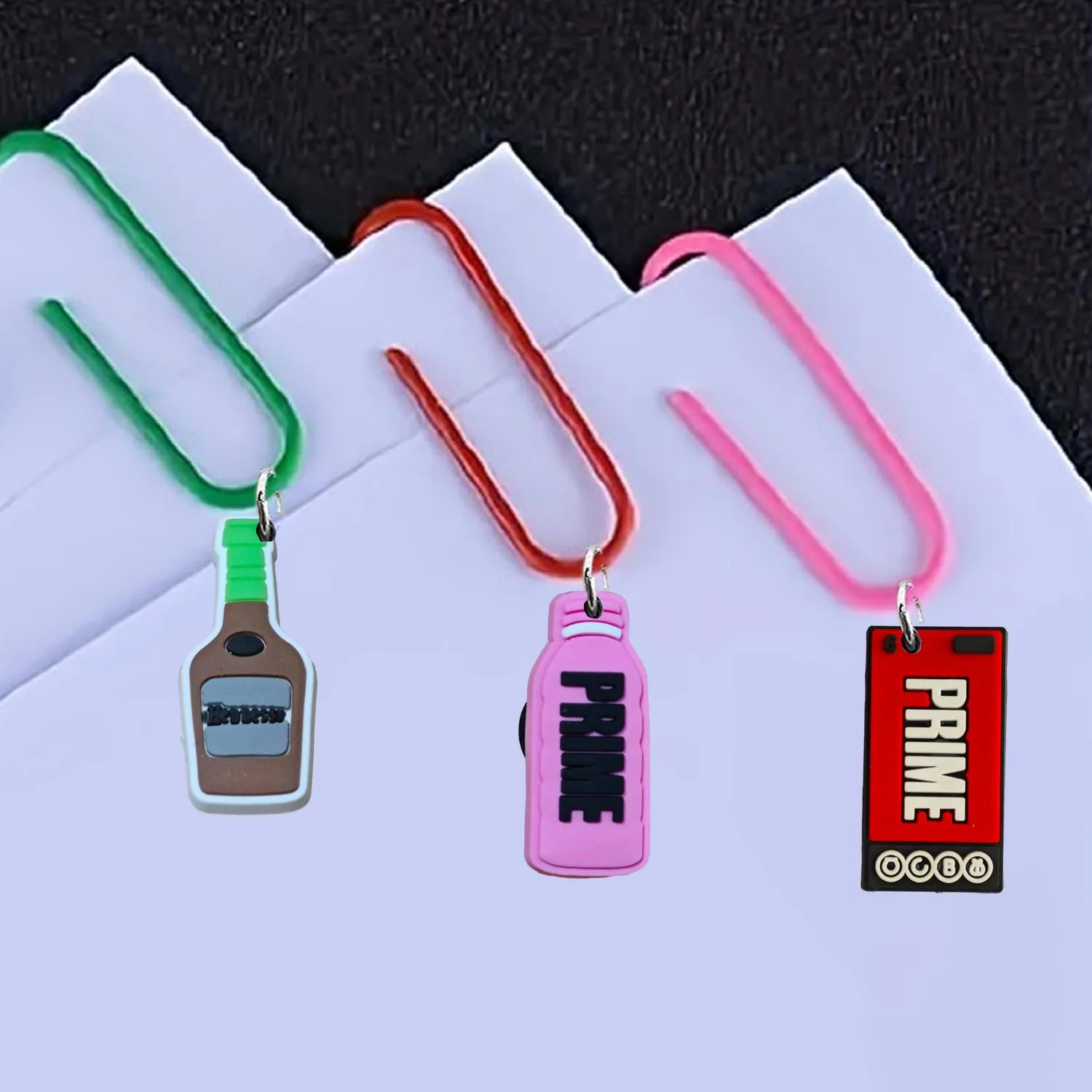 Arts And Crafts Prime Bottle Cartoon Paper Clips Bookmark Clamp Desk Accessories Stationery For School Nurse Gifts Colorf Memo Paginat Otiyr