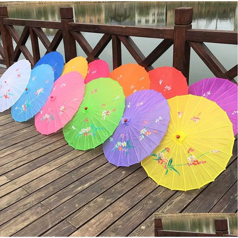 Handmade Japanese Chinese Oriental Parasols for Party Photography and Home Decoration