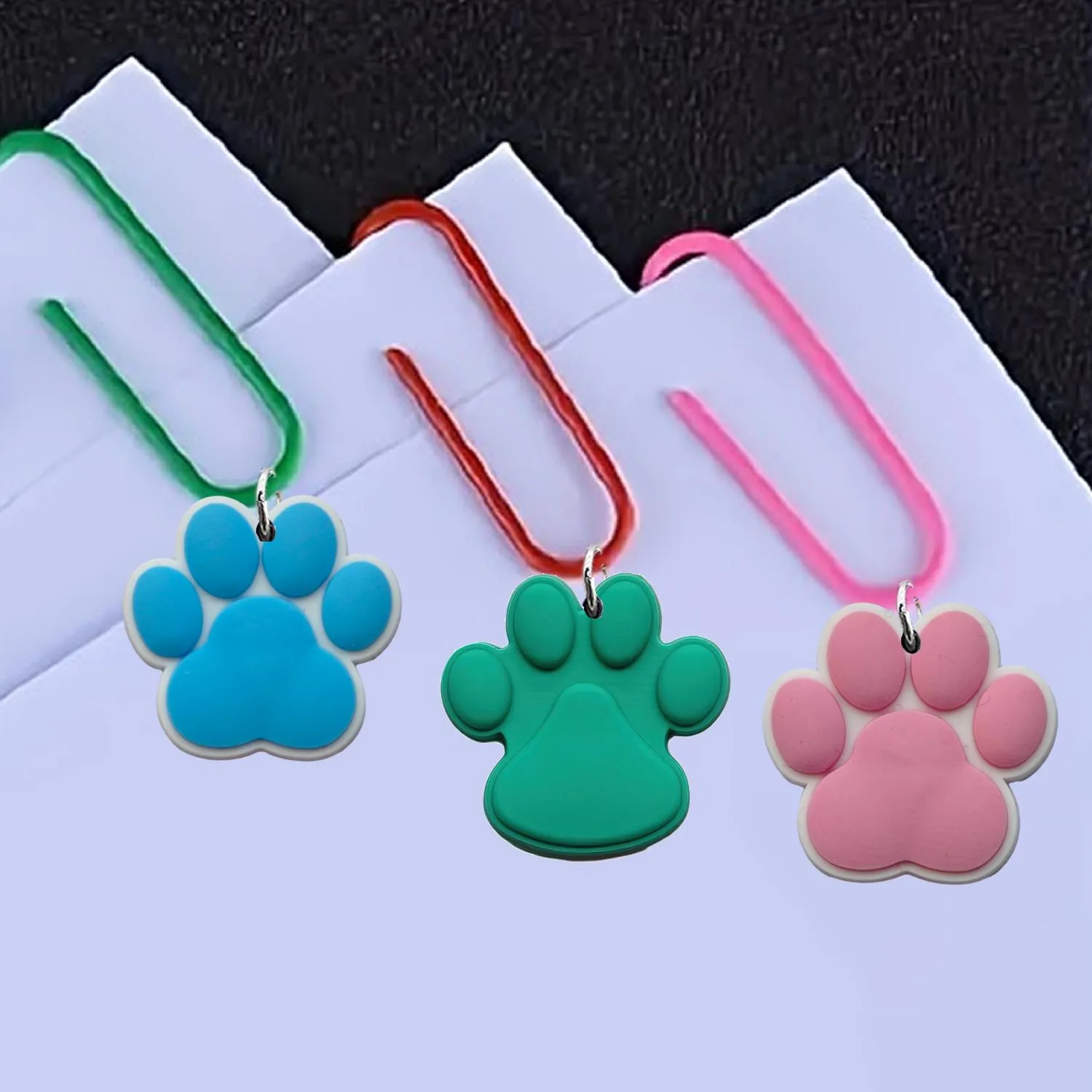 cute seal cartoon paper clips funny bookmarks paperclips colorful pagination bookmark clamp desk accessories stationery for school shaped office supply student book markers