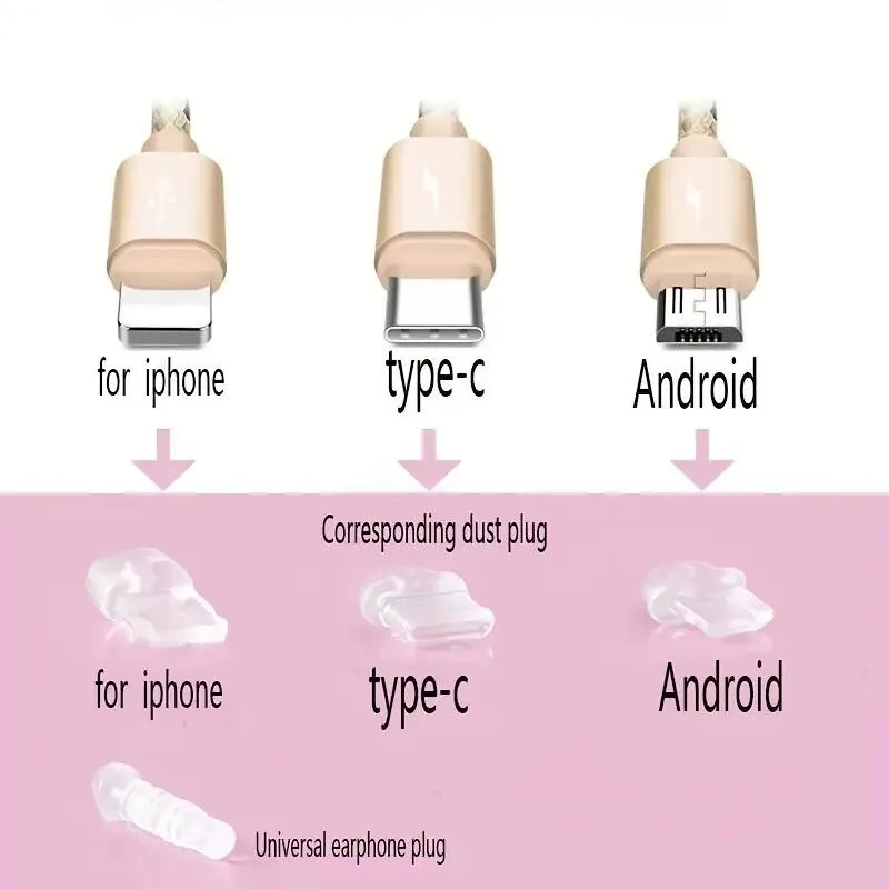 football 56 cartoon shaped phone dust plug cute anti compatible with iphone cell charm for type-c new usb charging port