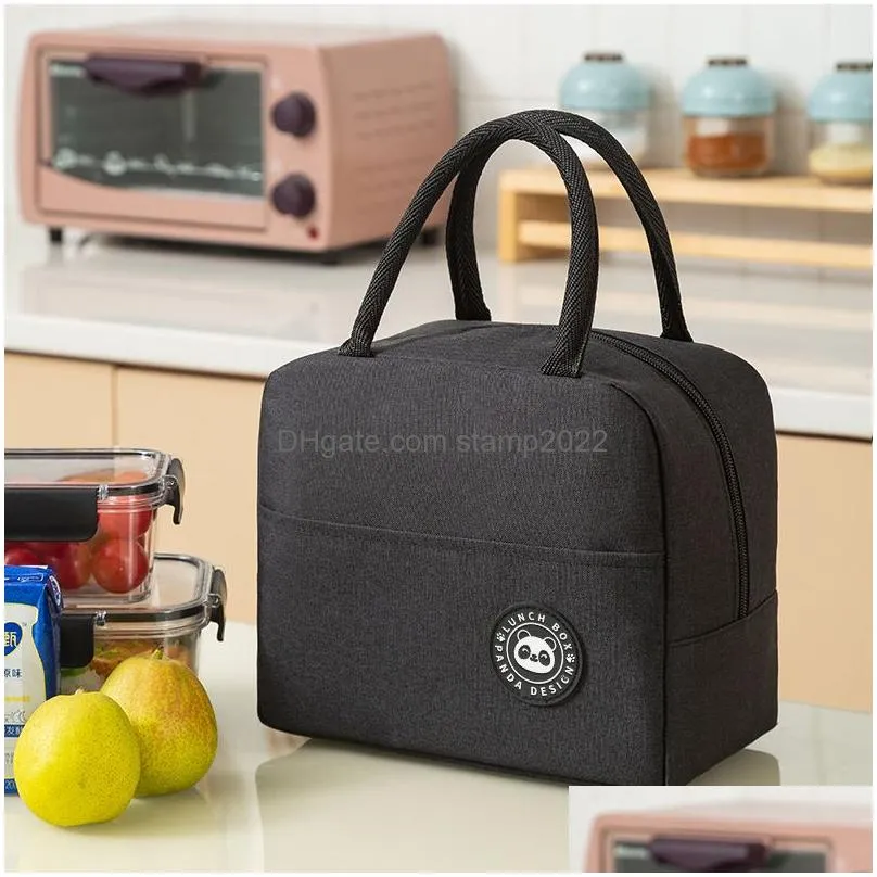 portable lunch bags cooler bag ice pack insulated thermal food picnic bags pouch