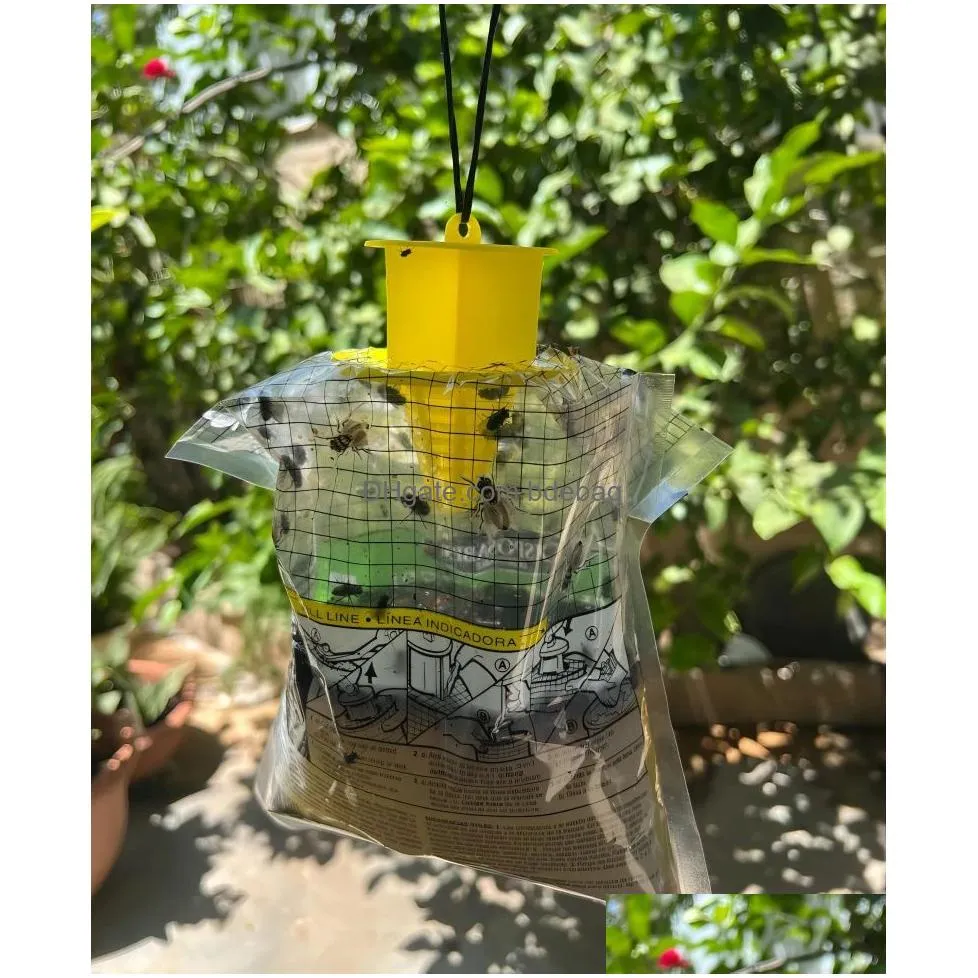 Disposable Fly Trap Set 4 6 Hanging Catcher Bag Mosquito Wasp Insect Killer Flies For Outdoor Garden And Farm Pest Control Bunnings From Bdebag 11.33 DHgate.Com