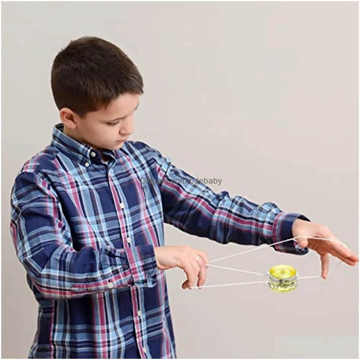 LED Light Up YoYo Toys for Kids - Beginner String Trick Ball, Plastic ...