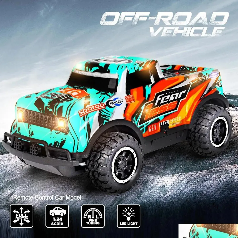 Y240 Electric RC Drift Rock Crawler 1:24 Scale Off Road Remote Control ...