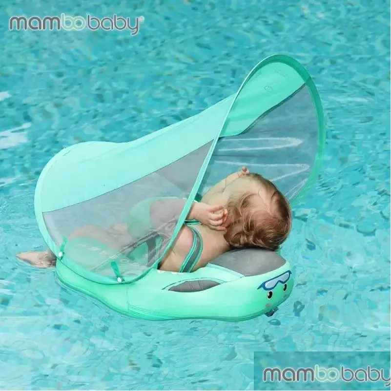 Mambobaby Baby Infant Water Play Float With Swimming Ring And Waist ...