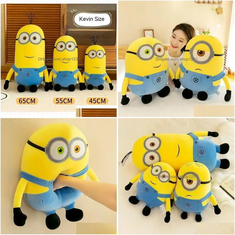 Cute Minions Movie Characters Yellow Plush Pj Bottoms Bob Stuart In ...