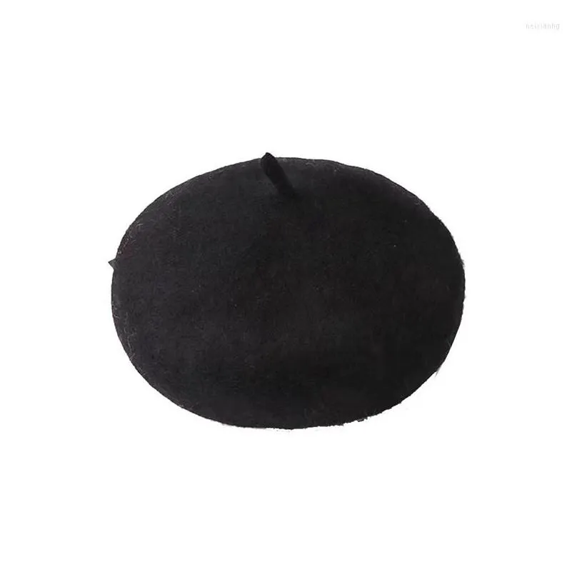 Dog Apparel Ins Solid Color Pet Hat Painter Wool Cap Beret Mini Decorative Po Headwear Cat Memorial Christmas Luxury Designer Drop De Dhonu