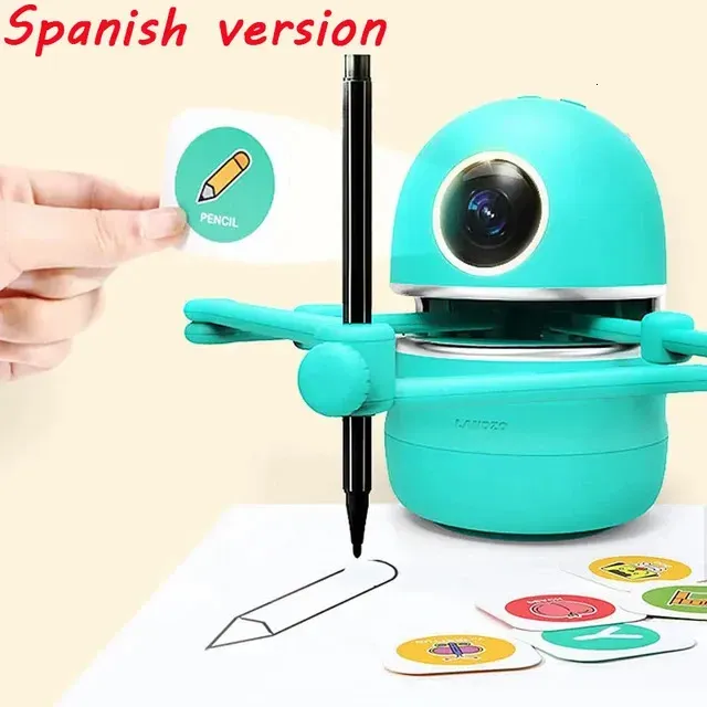 Kids Innovative Drawing Robot Technology Automatic Painting Learning Art Training Machine Intelligece Toys Quincy Artist 240117
