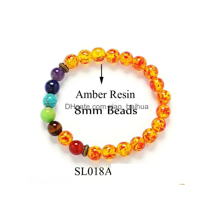 bijoux de mode  spirit stone yoga seven chakra bracelet energy bracelet bijoux bracelets et bracelets