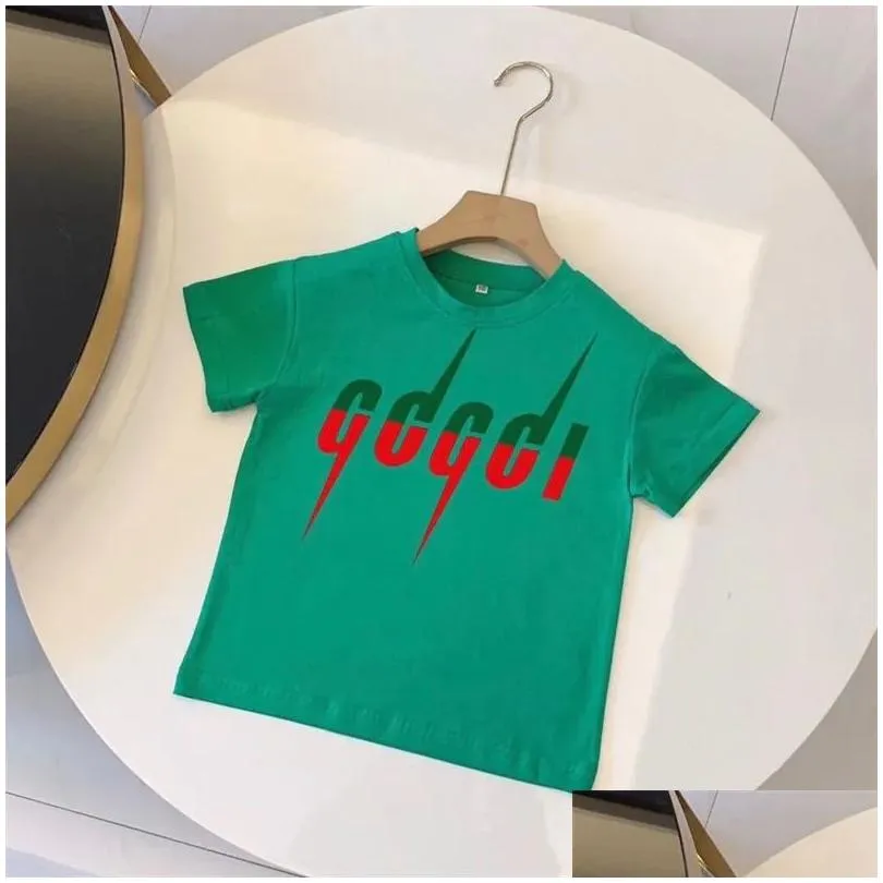 Designer Kids Clothes Fashion Letter Printing Clothing Baby Girls Cute Tops Childrens Tshirt 8 Colors Childrens Clothing High Quality