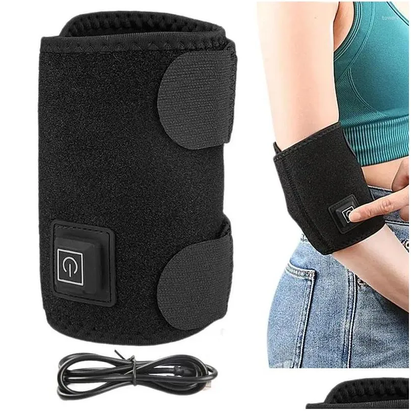 Knee Pads Elbow Heating Pad Tennis Support Brace Heated For Women Men Athletes Electric Heat Wrap With Adjustable