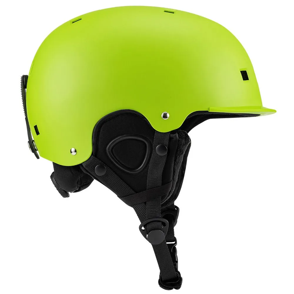 The new ski helmet with small brim keeps warm, comfortable and breathable PF