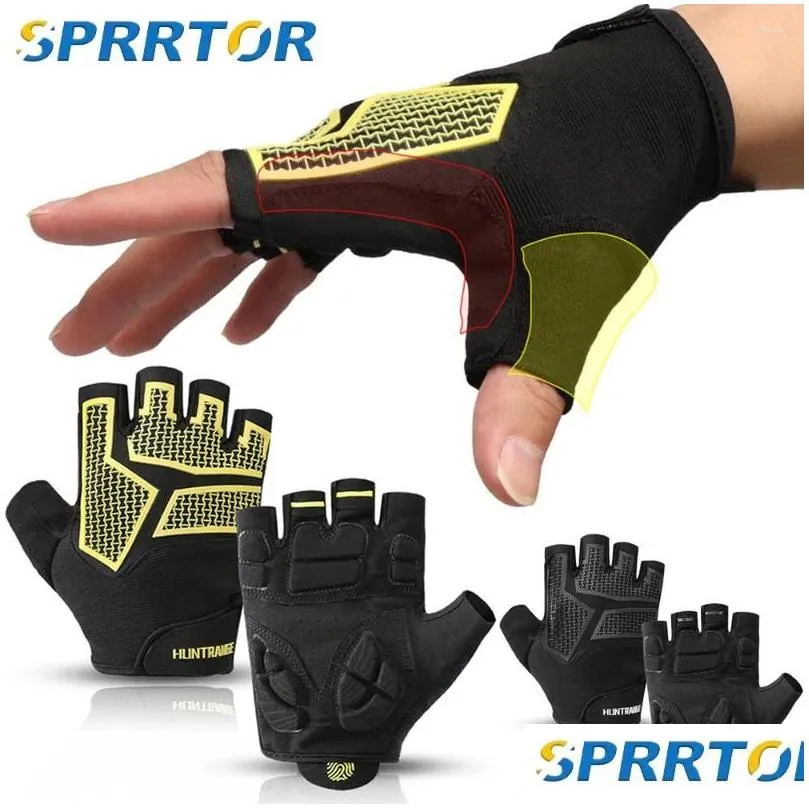 Cycling Gloves Half Finger GEL Pad Shockproof Breathable MTB Road Bicycle Glove Men Women Outdoor Sports Bike Equipment