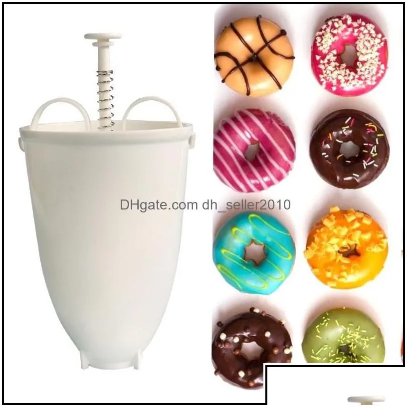 Baking Moulds Mods Magic Fast Plastic Donut Maker Waffle Molds Kitchen Accessory Bakeware  Cake Mold Biscuit Diy Tool Drop Del Dhutn