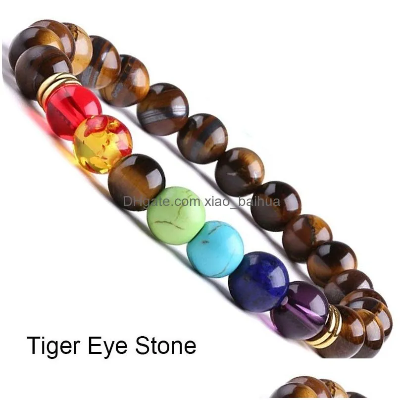 7 chakras bangle natural stone buddha mala handmade tibetan buddhist prayer beads diffuser bracelet bangle for yoga men and women for