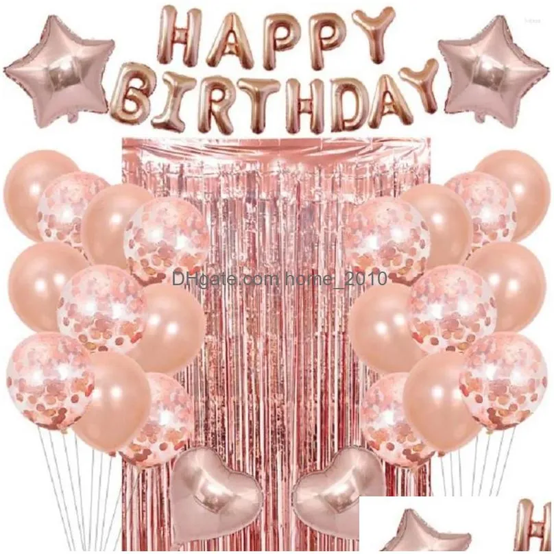 party decoration decorative birthday balloon set colorful arch kit for baby shower wedding