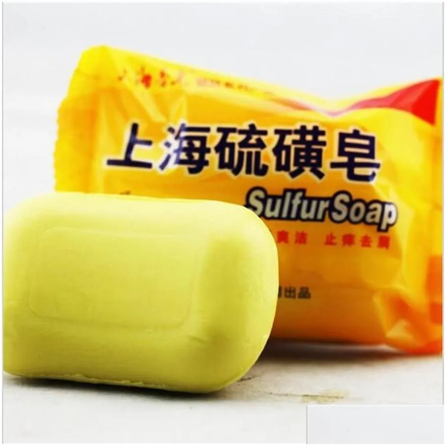 LISITA Shanghai Sulfur Soap For 4 Skin Conditions Acne Psoriasis Seborrheic Eczema 85g258a