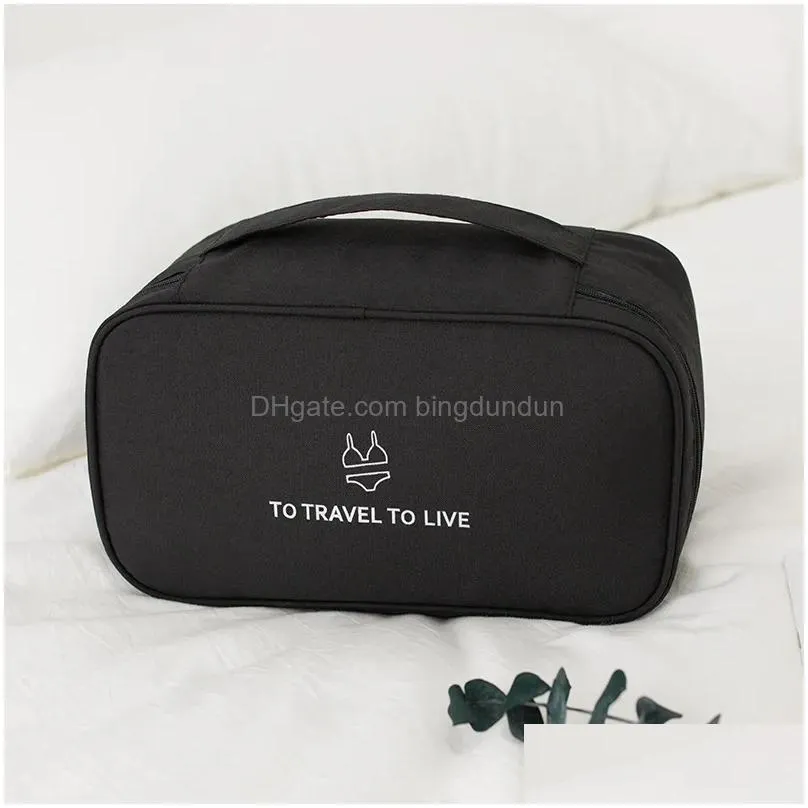 Storage Bags Cationic Bra Bag Travel Necessity Accessories Underwear Clothes Organizer Cosmetic Makeup Pouch Case Daily