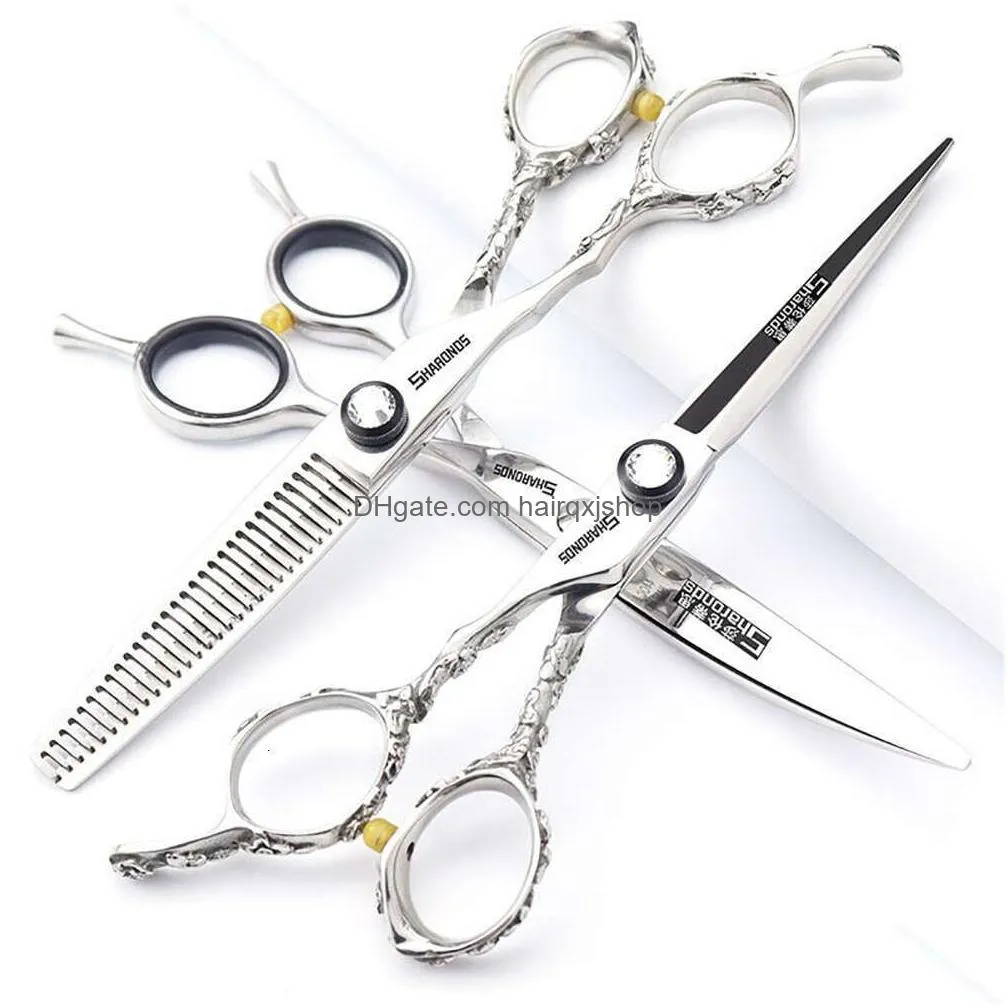 Hair Scissors Classic Left Hand Barber Exclusive High End Scissor Tools For Hairdressing Professionals 6-Inch Set. Drop Delivery Produ Dhhke