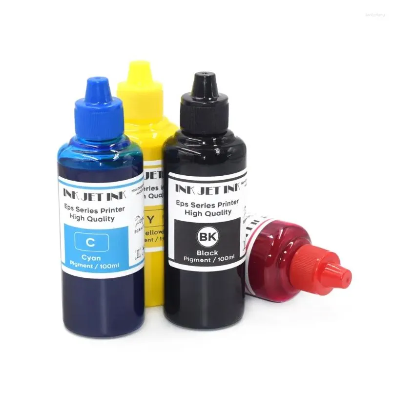 Ink Refill Kits 4Color 100ML Water Resistant T124 Pigment For NX125 NX230 NX420 NX127 NX430 NX130 NX330 WorkForce 325 323 320 435