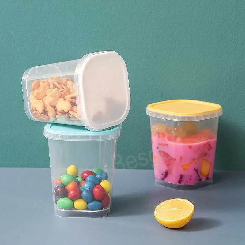 Square Sealed Storage Box Baking Food Snack Organizer Boxes Fruits Drink Fridge Storage Container Multi Kitchen Containers