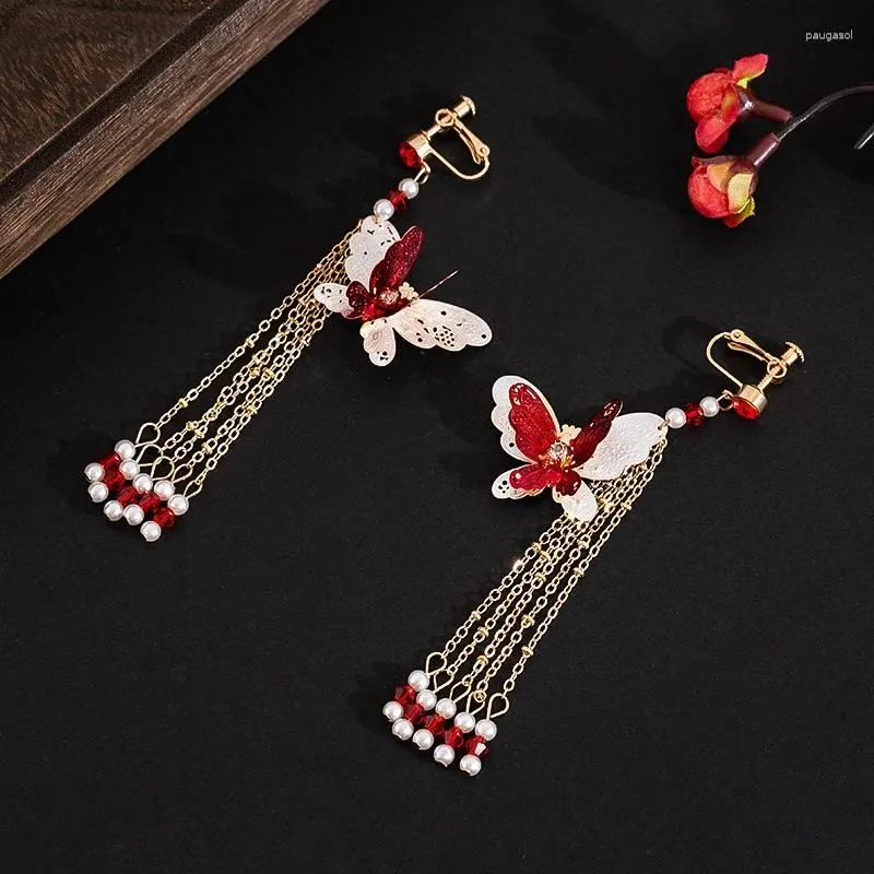 Hair Clips Bride Ancient Wedding Chinese Style Atmospheric Tassel Phoenix Crown Step Rocking Ornament Female