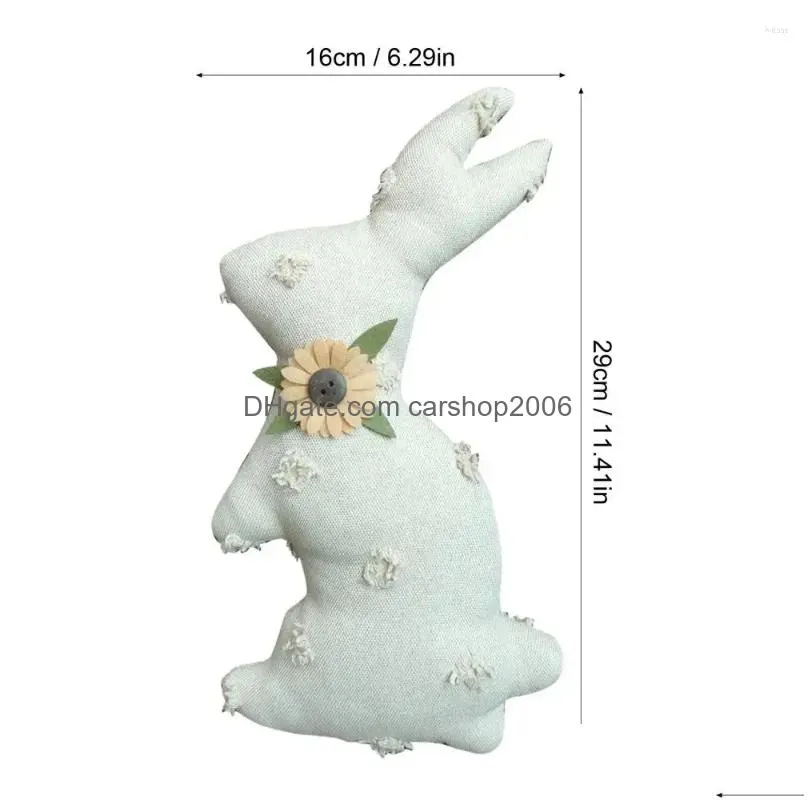 party decoration doll easter toys plush toy cute with flower design multipurpose for living room