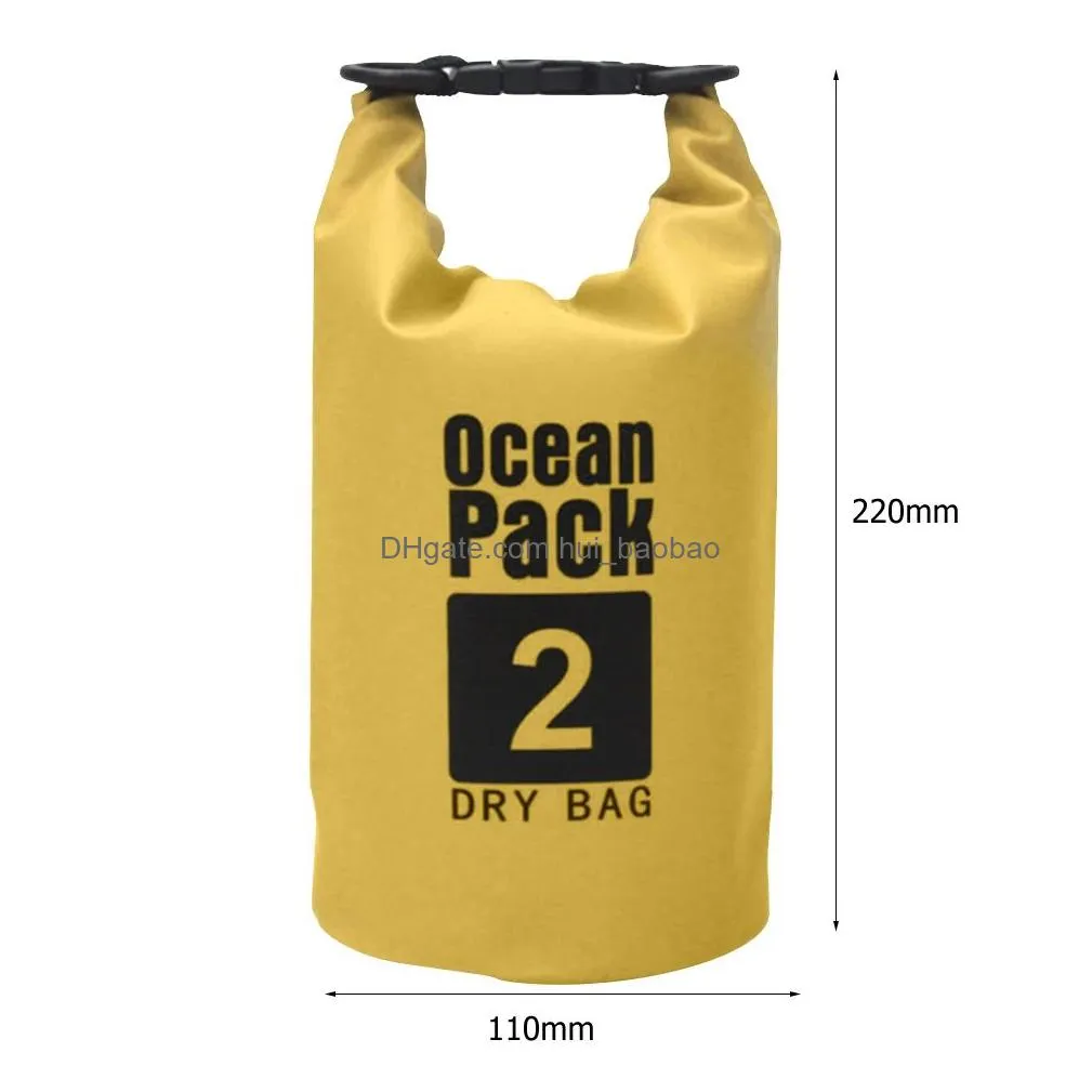 10/15l drybag waterproof swimming bag dry sack waterproof dry bag for kayaking rafting boating fishing outdoor gear bags