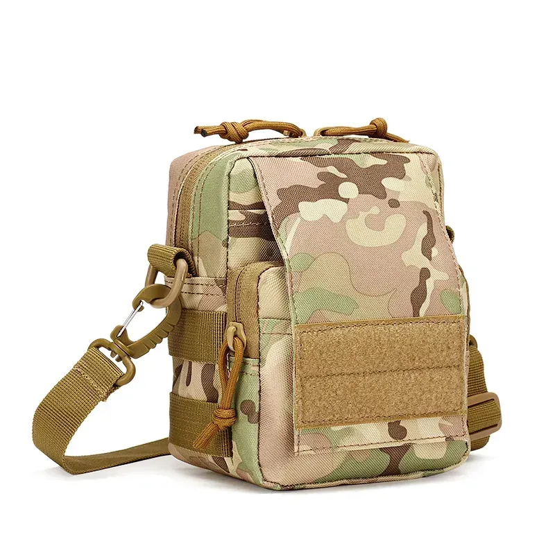 Bags Lawaia Outdoor Sports Oneshoulder Small Bag Men`s Army Camouflage Waist Bag Mountaineering Travel Messenger Water Proof Bag New