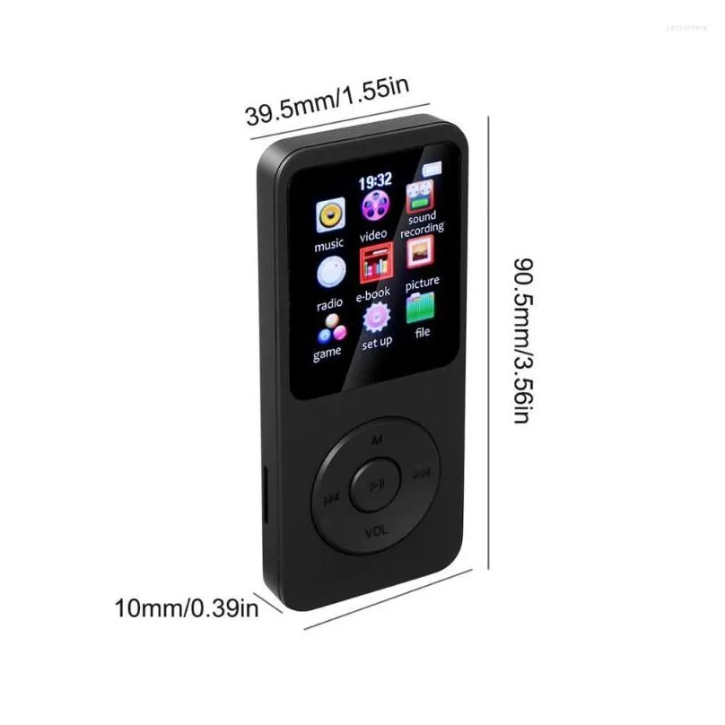 Portable HiFi Music Speaker Walkman With FM Radio Recording Mini MP3 Player Compatible Recorder/Support Max 128GB