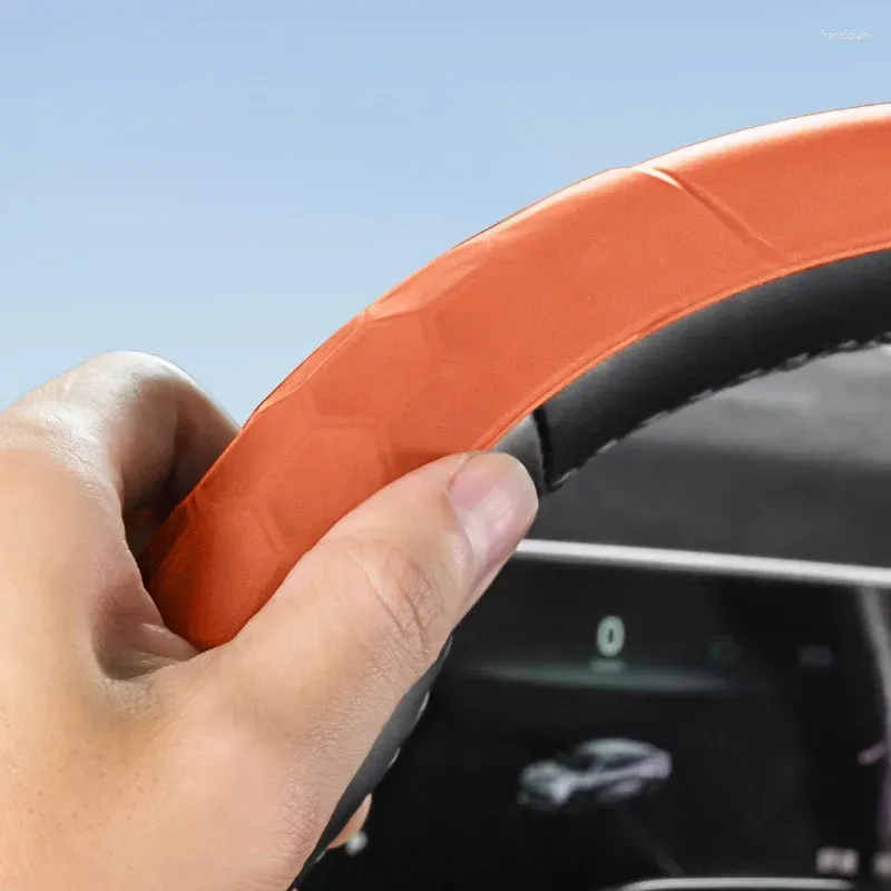 Steering Wheel Covers For Zeekr 001 Cover Silicone Non-slip Hands-free Sewing Sweatproof Accessories