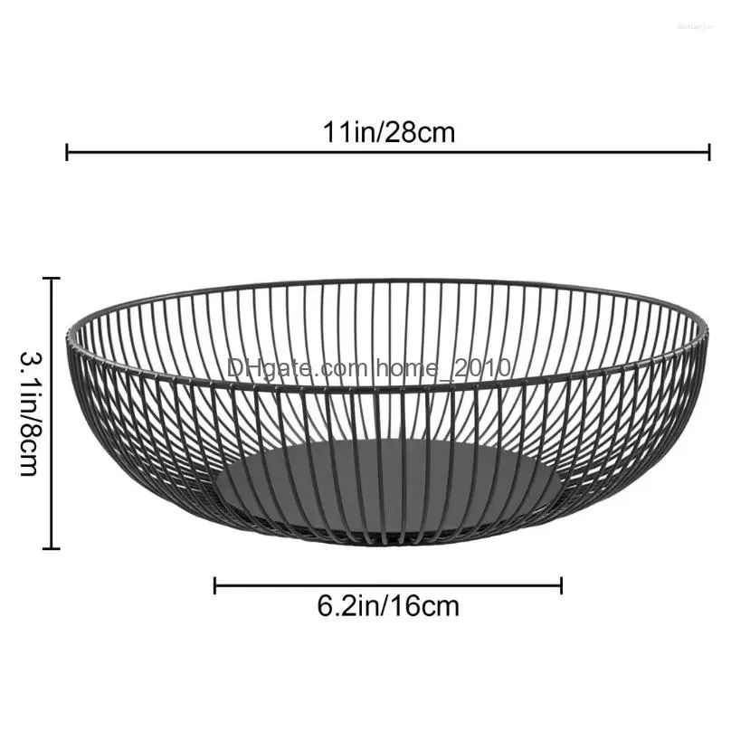 plates lightweight and portable wire fruit basket for easy storage versatile iron metal fruits