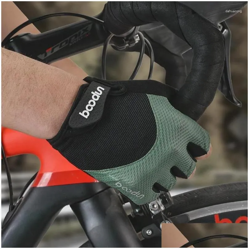 Cycling Gloves Summer Half Finger Bike Absorbing Sweat For Men And Women Bicycle Riding Outdoor Sports Protector Comfortable